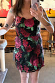 I would say that the size I ordered was right, as it fit well through the butt/thighs and in my waist. But the top of the dress was crazy big. So, if you're roughly my size and have giant boobs, then this should work great for you. Otherwise, it's like an XL or XXL top was sewn onto the large bottom. It's too bad bc the dress looks great. The fabric and sequins were great. I would have kept it if it fit appropriately. - Brittany R.