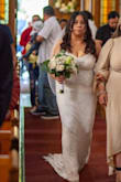 Loved the dress! Stretchy material lol; it was a little long since I do run in the petite size. But I must say the dress is beautiful! Absolutely true to the size. - Elizabeth V.