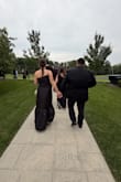I was a little nervous about ordering this dress after reading some of the reviews, but I'm so glad I took the chance! I ordered my true size (I'm typically a size 10 in dresses), and it fit like a glove. It was incredibly comfortable to wear all evening into the night, and I received so many compliments. The only downside was that it did require a bit of steaming before wearing, but that was a small tradeoff for how beautiful it looked. Overall, I absolutely loved this dress and can't wait for another occasion to wear it again! - Stephanie O.
