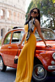 Absolutely loved this outfit! 
The quality is amazing and it looks even better in person. The fit is very flattering and the color is gorgeous. I received so many compliments while wearing it in Italy. It's elegant, comfortable, and perfect for a summer vacation. Highly recommend! - Fernanda A.