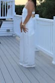 I had so many compliments for this jumpsuit,  fits perfectly. The only okay part will be the zipper; I had to ask for help if I needed the zipper down or up, but other than that, this is so worth it - Michelle A.