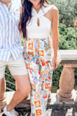 Deb White Slinky Knit Keyhole Cutout Top