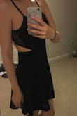 I love this dress because it's the perfect LBD, but the back is really different and sexy. It was very flattering on me. - Carly A.