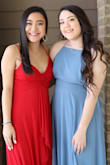 I am in love with this dress i wore it to my sorority formal and can't wait to be able to wear it again. With heels the dress was a little long if you're on the shorter side I recommend getting it sooner so you have time to get it tailored. It was a little big in some place, but other than that i was in love. (my friend in the first pic is wearing the same dress but a different color). - Leeann H.