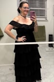 Bought it for a gala. The theme was Cowboy Formal, which I do not own. I wanted a dress I could make the theme work for, but also have the ability to wear it again. This was comfy, required no shapewear, and was beautiful. I felt confident! - Daniela L.