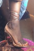 The fit was really nice it fit perfectly and loved that the gold color or the heels were a shiny gold its really pretty. I wore these heels with my prom dress and I wore them laced around my ankles. I will most definitely get my heels from here - Caprisha Q.