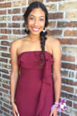 Lots of compliments on this one! The ruffle gave it a perfect amount of flare to dress it up. It's a simple, classic dress that was a great fit! - Sara B.