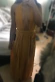 It's perfect for my height with heels. It's also perfect at the waist but a lot of material at the bottom, so i got the top and bottom altered to take some material away. And i know it'll look better once i steam it! Overall i love the dress and the slit. - Stephanie V.