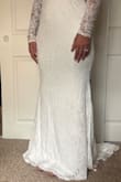 Emmersyn White Lace Backless Maxi Dress