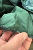 Stitching and fabric are below expectations - fraying in multiple areas, thin layered material, and visible single stitching. However, the overall fit and color are very flattering, so I am keeping and wearing it to a wedding. Hope it doesn't rip! - Katharine F.