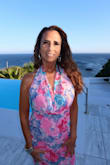Bought this dress to wear out to dinner in Greece. Love the vibrant colors. Very comfortable and pretty. Got lots of compliments. Felt sexy with open back. - Jodi N.
