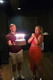 High quality fabric, snug in the right way. I got a lot of compliments when I wore this for my 40th birthday party. As others have said the cut of the top doesn't work with a strapless or any other kind of bra, but I wore cakes and it was tight enough that they worked great. - Kristen E.