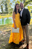 Got this dress for a black tie wedding on a wildflower farm and it was perfect! I got so many compliments. I did have to get the straps taken in by alterations about an inch because I have no boobs! Definitely had to watch a few videos on how to tie pretty bows. But I received so many compliments and loved it. - Brittney F.