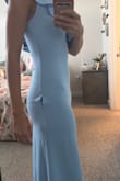 I was super excited to get this dress in the mail but upon opening the dress I was disappointed to see, the dress was ripped and no exchanges or returns were allowed. I tried it on anyway, it's beautiful but, again ripped. Dress would be great otherwise. - Chloe C.