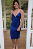 This. Dress. Is. A-Ma-ZING! I bought it along with a few others for a black tie wedding, and while i think it would fit well with a black tie wedding, i wore it to a more casual wedding because i just could not wait. i'm obsesssssed with this dress. i'm not one to ask my husband to take pictures of me, but i wanted to document how beautiful this dress was. it is so incredibly soft and comfortable too. - Danielle C.