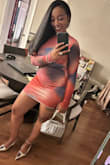 Purchased this and wore it for my 40th birthday dinner with friends out of State. It was perfect for the Florida night weather. Warm outside but cold as ice in most establishments haha. It was pretty, girly, and fun. - Cindia G.