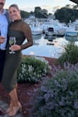 Impressive Flirt Olive Green Mesh Ruched Mock Neck Midi Dress