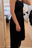 My Favorite Day Navy Tulip Skirt Midi Dress