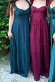 The dress was well-made, with an elegant touch. The buttons in the back, give it character while the zipper is hidden underneath them. The neck line in the front allows for any jewelry aesthetic you choose to elevate your outfit. - Haley E.