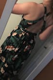 I love everything about this dress. The fabric is light, so it's going to be great for the weddings I'm going to this summer. The fit is amazing. I'm normally a small, but i like mediums for the length, so I ordered the medium and I couldn't be more pleased. The tie on the waist is perfect for the little bit of room that there is. I LOVE the back of this dress as well. It's low to show off a little back, but not so low that I have to worry about anything showing. - Amy W.