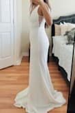 It exceeded my expectations in terms of quality, price, and delicacy. I loved the style of the dress; simple and classic. - Flavia H.