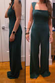 I'm 5'4" and apparently this jumpsuit and I have very different ideas about where my crotch should be. It hangs a full 5 inches below mine and the pants are another 4 inches too long. I don't think I've ever put on anything thats been this off-base in its proportions to my body before. Returned. - Amrit S.
