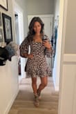 Perfect fall dress. I love this, and it was so comfortable to dance in all night at the Dan & Shay concert. - Danielle R.