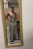 Stunning dress, true to size. I had so many compliments on this dress - Azalia R.