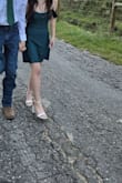 Absolutely gorgeous heels. Perfect color, went well with my dress. - Marley C.