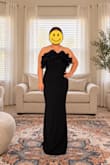 I wore this dress to a black-tie wedding, and it was absolutely perfect! The fit was great, with some stretch, and I had to hem it a bit, but it turned out perfectly. I'm hoping to wear it again in the future. - Stephanie T.