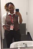 I've worn it both ways, but I think it looks nice with a shirt under. I read another review saying it might be a neat fit, so I sized up in case I wanted to layer. Best choice. Super cute. - Wlehglowdieh B.