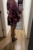 I honestly love this dress. It's so pretty, but there's no way I'd be able to keep my booty covered all night. It is SHORT SHORT in the back. I wish it were long because it'd be a keeper for sure! - Amanda B.