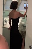 I looked on Lulu's for a hot minute deciding on the right dress, and this one is truly 10/10, classic, simple, and elegant! It fits like a glove and has the perfect balance of soft but sexy. If you're looking for a LBD for any occasion, this is totally it - Katie R.