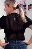 I thought I could wear a bra and get the girls up there. But I was mistaken. Not for my natural girls that hang a little lower. Also, I didn't realize my bra would completely show on the backside. Unfortunately, this was a no for me - Emily K.