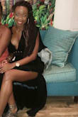 Fits well. Can be dressed up or down, depends on where you want to wear it. - Tamara L.