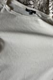 Cute fit, comfortable, creme color is slightly see through. Fabric instantly pilled after the first wear though, and attracts fuzz from coats or anything you sit against - Madelyn N.