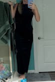 Love the dress it fits really cute. I probably could've went down for a snugger fit. However, it fits like a maxi dress, right down to my ankles - Stephanie L.