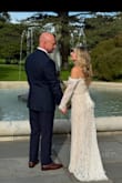 This was the perfect wedding dress I wanted without the heavy price tag! - Mary P.