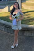 Ordered dress last minute for the HOCO dance at school.  Paid expedited shipping on a Saturday night to receive by 9 pm on Tuesday for a last-minute invitation to the dance.  Literally ordered it less than a week before the event.  It arrived at my house in Louisiana on Tuesday morning around 10 am, and it fit perfectly!  It required ZERO alterations and was absolutely perfect straight from the bag. - Leslie M.