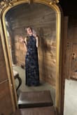 I got SO many compliments on this dress! It fit very comfortably but was also flattering. I danced in it at a wedding all night, perfect fall/winter colors and style. - Jessica C.