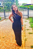 I LOVEthis dress. I'm always worried about ordering clothes online but I needed a specific look. Currently, I live in Italy and today is the first day I wore it around town. I had an Italian compliment the dress and tell me I look great in it! Also, it's comfy and has a little pocket in the front. It is a tad short so just a heads up for tall girls. :) - Katrina A.