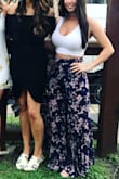 These pants are extremely cute, fun and super flattering. I originally ordered the size small, which fit perfectly, but I like the fit just a tad loose at the waist so I ordered and went with the medium size instead. I have worn them twice so far with the "Feel Like Dancing White Crop Top" in white and the "Steven Madden Faith Blush Suede Ankle Strap Heels" and have gotten so many compliments. Must have for summer and vacations. - Annie J.