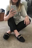 I wasn't expecting to keep these shoes because mules usually don't fit my feet well. But these fit great and are perfect for work and casual! - Katherine R.