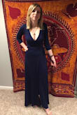 This is an amazing dress that can easily be dressed up or down. It runs true to size. I got an XS and it was a little small on me, but it still worked. - Chloe W.