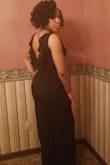 I absolutely loved this jumpsuit, it hugged my lil curves honey lol! It was a little long but my heels brought it up. I wore this to a birthday dinner and got a ton of compliments!! 5 stars! - BRIUNA P.