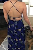I felt a little too bulky in this dress but it's a beautiful color, comfortable, and adjustable and should look lovely on most people. If you're shorter you will definitely need it to be hemmed...no matter how high your heels are. - Molly S.