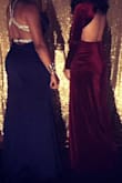 I ordered an XS and everything fit perfectly expect the sleeves were a little tight but it wasn't bad. I got tons of compliments at my Prom  for it! The velvet is nice and sparkles in the light! Recommend this! - Melody S.