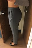 Usually I order a small in dresses and shirts but I had never ordered pants so I went for a medium and loved the fit. It fits my waist perfectly and I have a bigger booty that didn't get smashed. Definitely looks great with my business clothes! - Gaby M.