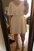 I bought this for a friend's wedding & I am IN LOVE. It makes me feel like a fairy princess! So girly, flattering and flowy and the blush/nude color looks amazing with my skin tone! Also, VERY easy to pair with fun shoes. - Rachel K.
