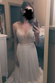 As soon as I opened the box I knew this dress was going to be perfect for my wedding reception. It is sturdy, well-made, and the beading is intricate enough to keep it from looking tacky. A size 2 was perfect for me and will be so comfy to dance in all night. The straps were the perfect length for me. I am almost 5'8" and if I were going to be wearing heels I could probably get away with not having it hemmed, but since I'm going to be wearing flats I will probably have it hemmed slightly. I am so in love with this dress and everyone who has seen me in it has agreed that it's perfect! Thank you so much, Lulus! - Meagan K.